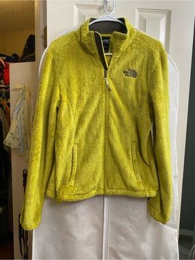 The North Face Bright Yellow-Green Plush Jacket